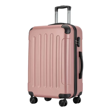 BONTOUR VERTICAL 4 Kerekes Közepes Bőrönd 65x44,5x27cm, M méretű, Rose gold