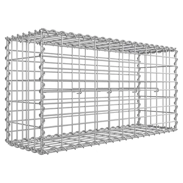 Gabion kosár, fém gabion ketrec 5 x 10 cm-es