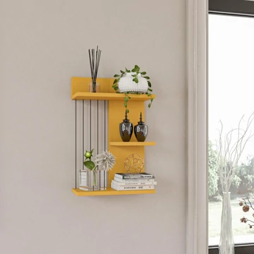 Fali polc Kinik - Sárga Fali polc Kinik - Sárga