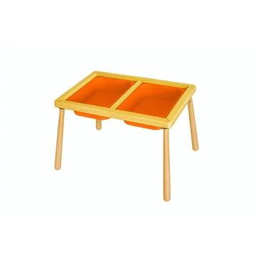 Gyermekasztal Table - Orange