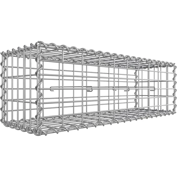 Gabion kosár, fém gabion ketrec 100 x 30 x 30 cm