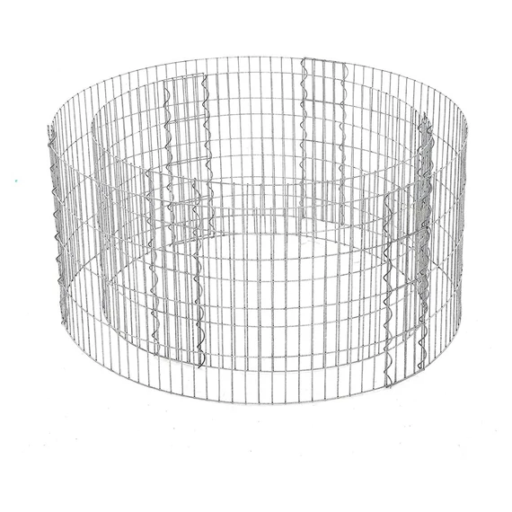 Kerek gabion  kő kosár 90 x 40 cm (Ø x H)