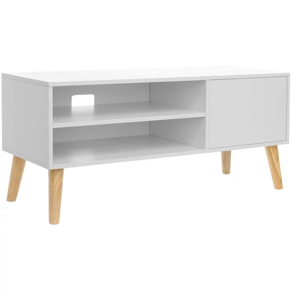 Skandináv TV állvány 110 x 40 x 49,5 cm fehér