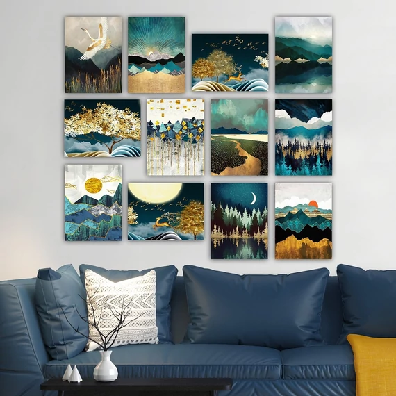 Dekor falikép 12 db-os - 12MDF44YS Dekor falikép 12 db-os - 12MDF44YS