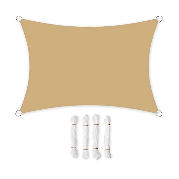 SONGMICS napvitorla 3x4 m, homok színe