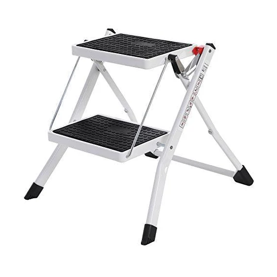 SONGMICS 2 lépcsős létra max. Terhelhetőség 150 kg-ig