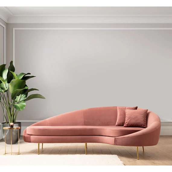 3 személyes kanapé Eses Jobbos - Pink