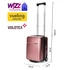 Kép 2/10 - 40x30x20cm bőrönd, WIZZ AIR felvihető kézipoggyász, Antik Rózsa