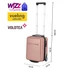 Kép 2/10 - 40x30x20cm kabinbőrönd, WIZZ AIR felvihető kézipoggyász, RoseGold