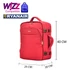 Kép 2/10 - BONTOUR AIR Utazó Hátizsák, WizzAir/Ryanair méretű 40x20x25cm, Piros Színben