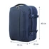 Kép 2/10 - BONTOUR FlexiGo Bővíthető Utazó Hátizsák, WizzAir méretű 40x30x20cm kézipoggyász, Kék Színben
