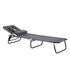 Kép 1/10 - Outsunny napozóágy, relax nyugágy 190x56x28 cm, szürke