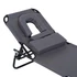 Kép 2/10 - Outsunny napozóágy, relax nyugágy 190x56x28 cm, szürke