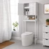Kép 3/6 - SONGMICS WC feletti tárolószekrény 23x60x173 cm, fehér