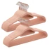 Kép 1/7 - Bársonyos vállfák 30 darabos, csúszásmentes ruhaakasztó Rose Gold színű