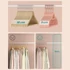 Kép 7/7 - Bársonyos vállfák 30 darabos, csúszásmentes ruhaakasztó Rose Gold színű