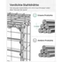 Kép 6/8 - Gabion kosár, fém gabion ketrec 100 x 30 x 30 cm