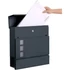 Kép 7/7 - Modern postaláda újságtartóval, antracitszürke