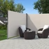 Kép 2/8 - Kétoldali napellenző, kihúzható, 1,8 x 6 m (H x M), bézs