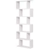 Kép 1/9 - Könyvespolc, kocka vitrines polc és térelválasztó, 70 x 24 x 190,5 cm Fehér