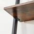 Kép 8/9 - Létrapolc, 5 szintes könyvespolc 64 x 34 x 186 cm barna