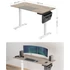 Kép 2/8 - Állítható magasságú elektromos íróasztal memória funkcióval 60x140 cm, fehér-greige | SONGMICS
