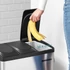 Kép 7/7 - Pedálos szemetes rozsdamentes, szelektív szemétgyűjtő 45L(3 x 15L)
