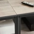 Kép 7/10 - TV szekrény, TV állvány, 160 x 52 x 39 cm, greige és fekete