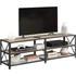 Kép 10/10 - TV szekrény, TV állvány, 160 x 52 x 39 cm, greige és fekete
