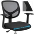 Kép 5/7 - Ergonomikus irodai szék kartámaszokkal, forgó szék 55-75 cm ülésmagasság, Fekete