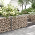 Kép 2/10 - Gabion kosár, fém gabion ketrec 5 x 10 cm-es