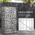 Kép 7/10 - Gabion kosár, fém gabion ketrec 5 x 10 cm-es