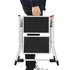 Kép 6/7 - SONGMICS 2 lépcsős létra max. Terhelhetőség 150 kg-ig