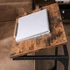 Kép 6/9 - Laptop asztal, oldalasztal vintage barna fekete 55 x 35 x 66 cm