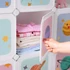 Kép 3/8 - 10 kockás játéktároló, egymásba zárható rendező szekrény gyerekeknek