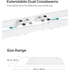 Kép 7/8 - Állítható magasságú elektromos íróasztalkeret, memória funkció, acél, fehér