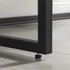 Kép 6/7 - Íróasztal, modern Számítógép Asztal 120 x 60 x 75 cm, fekete