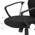 Kép 7/8 - Irodai szék, Ergonomikus forgószék, 63 x (110-120) x 63 cm, fekete