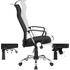 Kép 8/8 - Irodai szék, Ergonomikus forgószék, 63 x (110-120) x 63 cm, fekete