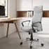 Kép 2/8 - Irodai szék, ergonomikus szék párnázott üléssel, szürke