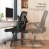 Kép 9/10 - irodai szék összecsukható karfákkal, ergonomikus számítógépes szék