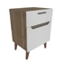 Kép 4/6 - Éjjeliszekrény Losso - White, Oak