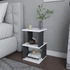 Kép 3/6 - Éjjeliszekrény Carter - White, Anthracite