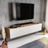 Kép 2/6 - TV szekrény Poling - White, Walnut