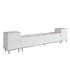 Kép 5/6 - TV szekrény Imaj - Marble, White