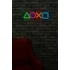 Kép 4/12 - Műanyag LED-es fali dekoráció, Play Station - Multicolor