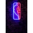 Kép 3/8 - Műanyag LED-es fali dekoráció, The Logo Jerry West - Multicolor