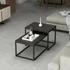 Kép 2/6 - Dohányzóasztal (2 részes) Leka - Black