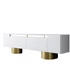 Kép 6/8 - TV szekrény Bohem - White, Gold
