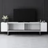 Kép 3/8 - TV szekrény Yildiz - White, Silver